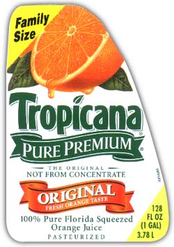 Tropicana Label