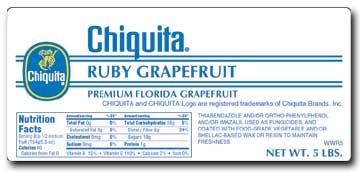 Chiquita Label